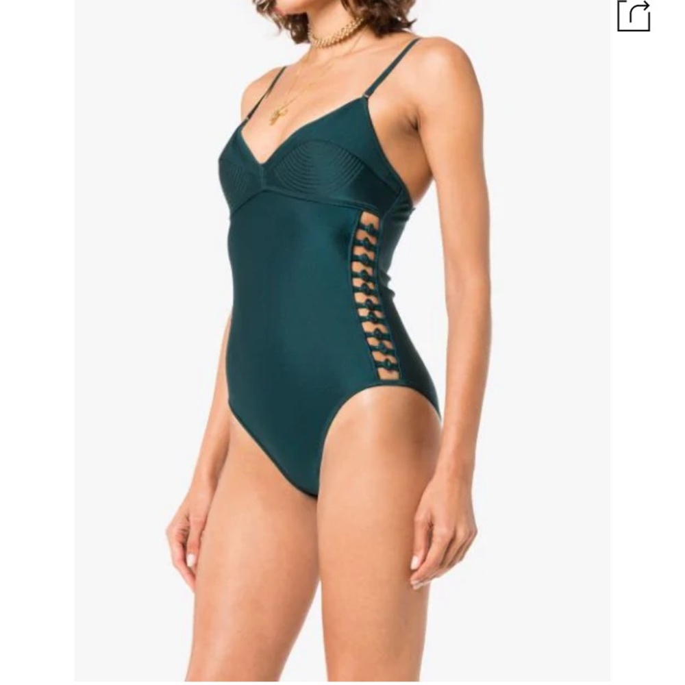 Bullet bra one piece swimsuit